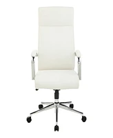 Office Star 48" Fabric, Chrome High Back Manager's Chair