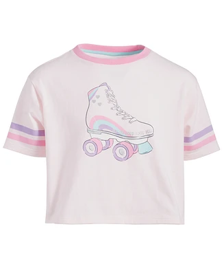 Epic Threads Big Girls Roller Skate Graphic Boxy Top, Created for Macy's