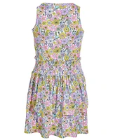 Epic Threads Big Girls Bloom Floral-Print Smocked Dress, Created for Macy's