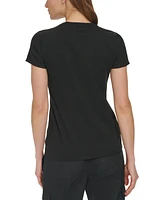 Dkny Sport Women's V-Neck Short-Sleeve T-Shirt