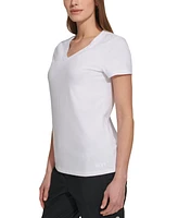 Dkny Sport Women's V-Neck Short-Sleeve T-Shirt