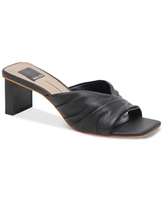 Dolce Vita Carlan Slip-On Mid Heel Dress Sandals