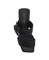 Katy Perry Women's Gemm Woven Block Heel Sandals