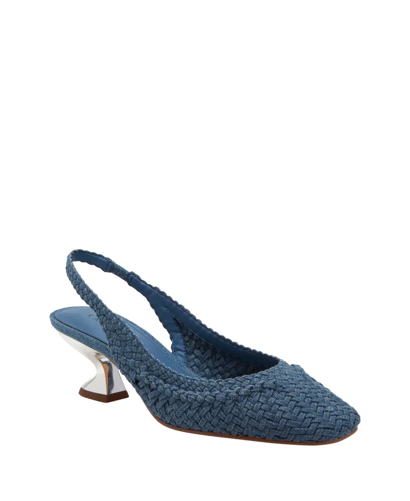 Katy Perry Women's Laterr Woven Sling-Back Heels