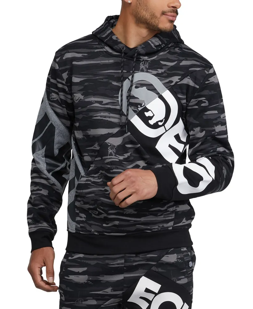 Ecko Unltd Men's Down Hill Camo Pullover Hoodie