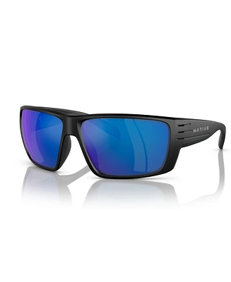 Native Men's Griz Polarized Sunglasses, Mirror Polar XD9014