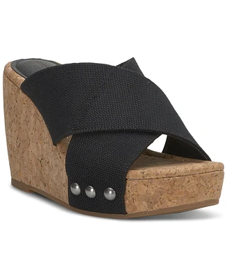 Lucky Brand Women's Valmai Platform Wedge Sandals