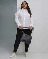 Karl Lagerfeld Paris Plus Imitation Pearl Blouse, First@Macy's