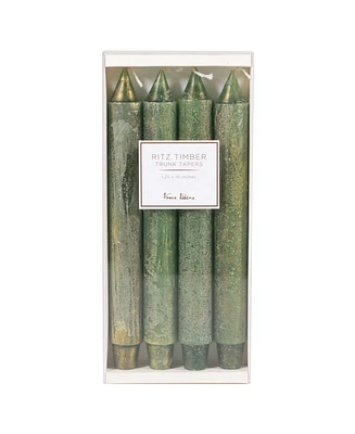 Vance Kitira 10" Ritz Timber Taper Candles, Set of 4