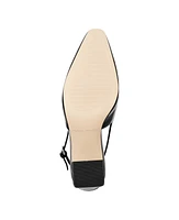 Marc Fisher Women's Lethe Block Heel Pointy Toe Dress Pumps