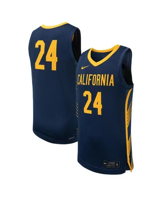 Men's Nike #24 Navy Cal Bears Replica Basketball Jersey