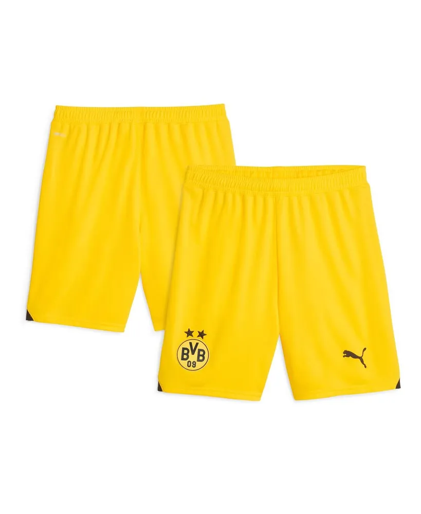 Men's Puma Yellow Borussia Dortmund 2023/24 Home Replica Shorts