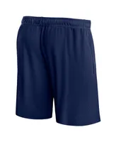 Men's Fanatics Navy Memphis Grizzlies Post Up Mesh Shorts