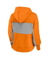 Women's Fanatics Tennessee Orange Volunteers Filled Stat Sheet Pullover Hoodie