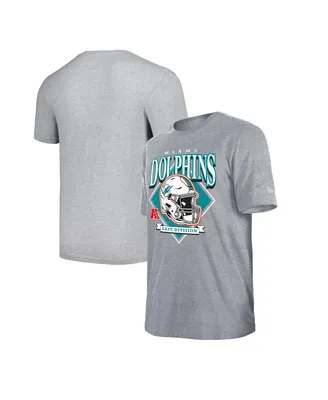 Men's New Era Gray Miami Dolphins Team Logo T-shirt
