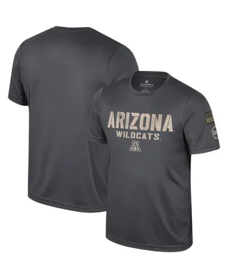 Men's Colosseum Charcoal Arizona Wildcats Oht Military-Inspired Appreciation T-shirt