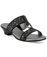 Jones New York Women's Eanna Ornamented Double Band Dress Sandals