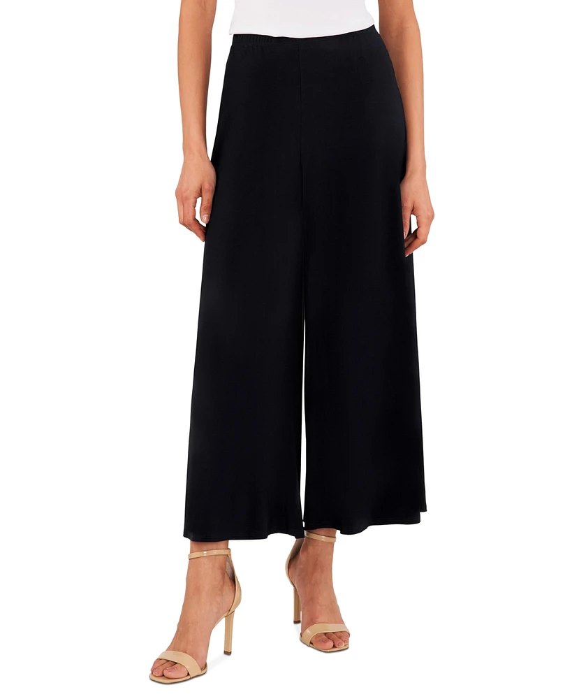 Vince Camuto Women's Pull On Wide Leg Ankle Pants
