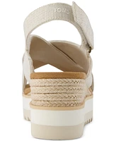 Toms Women's Diana Crisscross Platform Wedge Sandals