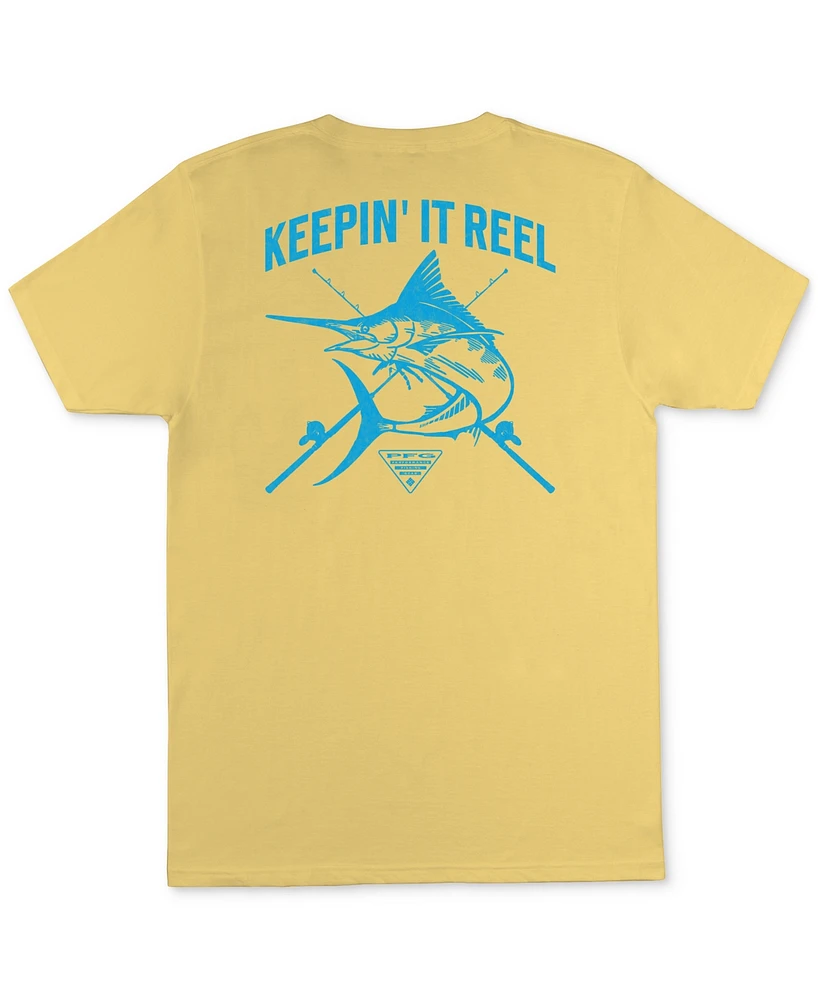 Columbia Men's Be Reel Pfg Marlin Graphic T-Shirt