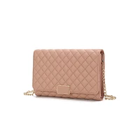 Mkf Collection Gretchen Quilted Envelope Clutch Crossbody by Mia K