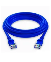 5 Core Cat 6 Ethernet Cable • 6ft 10Gbps Network Patch Cord • High Speed RJ45 Internet Lan Cable Et 6FT Blu