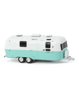 1/64 1971 Airstream Double Axle Land Yacht Safari White Sea foam Hitched 34130-d