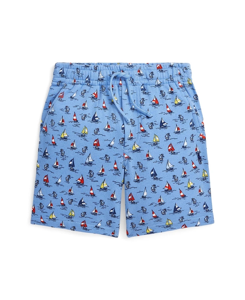 Polo Ralph Lauren Big Boys Sailboat-Print Spa Terry Shorts