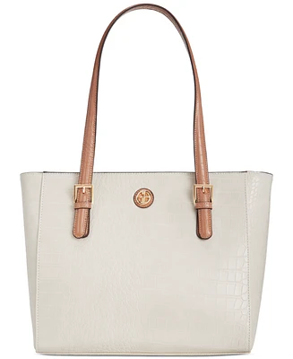Giani Bernini Faux Croc Embossed Large Tote, Created for Macy's