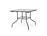 35 x 35 Inch Patio Dining Table with 1.5" Umbrella Hole (Umbrella Not Included)