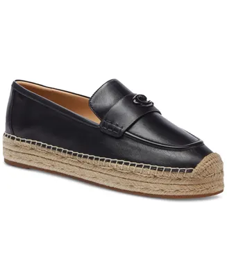 Coach Women's Camilla Logo Espadrille Flat Loafers