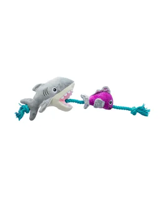 Fringe Studio Shark Bait Plush Dog Toy