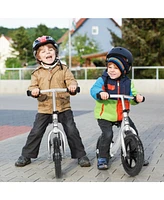 Aluminum Adjustable No Pedal Balance Bike for Kids-Black