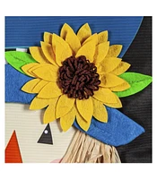 Scarecrow Friend Garden Applique Flag