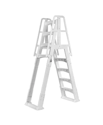 Blue Wave Premium A-Frame Above Ground Pool Ladder - White