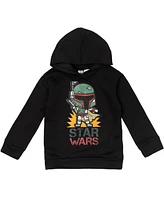 Starwars Star Wars Boba Fett Fleece Pullover Hoodie Toddler| Child Boys