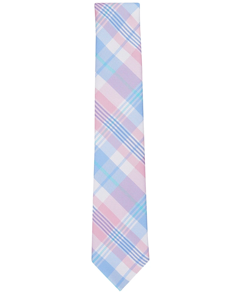 Club Room Men's Austine Plaid Tie, Created for Macy's