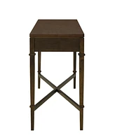 Martha Stewart Kenna 47.5" Fluted 2-Drawer Wood Storage Console Table