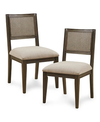 Ink+Ivy Kelly 19" 2-Pc. Fabric Upholstered Armless Dining Chair