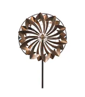 Evergreen 75" Blades Hydro Wind Spinner Garden and Yard Decor