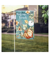 Autumn Vines Garden Suede Flag