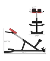 Soozier Roman Chair, Multi-Functional Hyperextension Bench