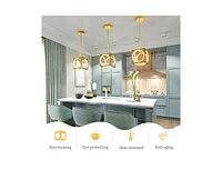 Modern Led Pendant Light with 42 Inches Adjustable Suspender