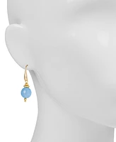 Patricia Nash Gold-Tone Gemstone Bead Drop Earrings