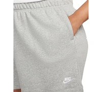 Nike Plus Sportswear Club Fleece Mid-Rise Pull-On Shorts