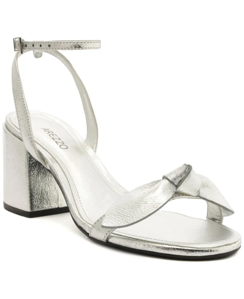 Arezzo Women's Alaia Mid Block Heel Sandals