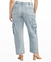 Silver Jeans Co. Plus Size Utility Cargo Jeans