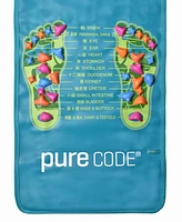 Purecode Reflexology Foot Massage Mat with Foot Chart