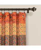 Royal Empire Window Curtain Panels Tangerine 52x84 Set