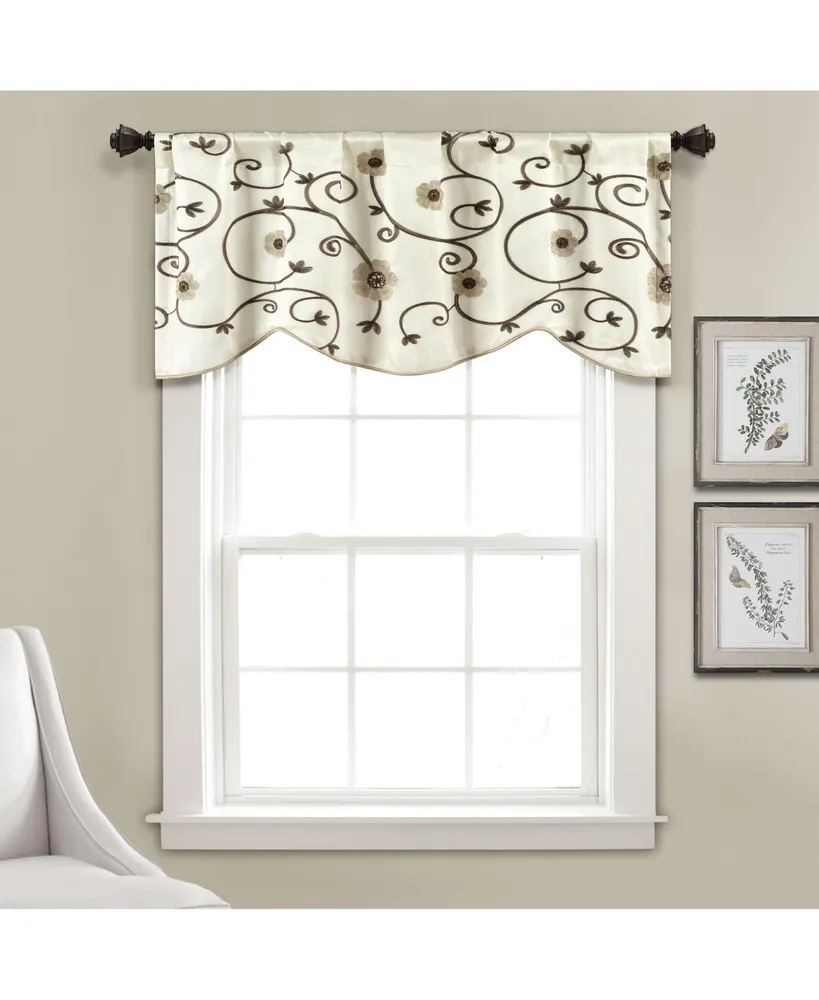 Royal Garden Valance Neutral Single 18x42